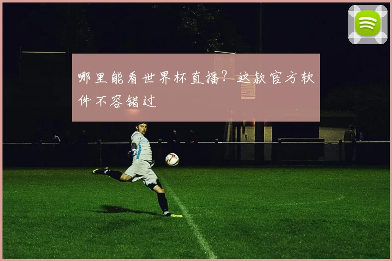 哪里能看世界杯直播？这款官方软件不容错过